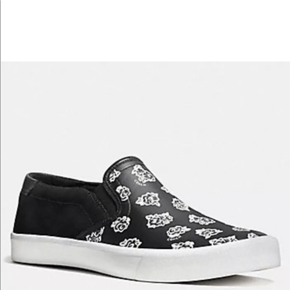 mens floral slip on shoes